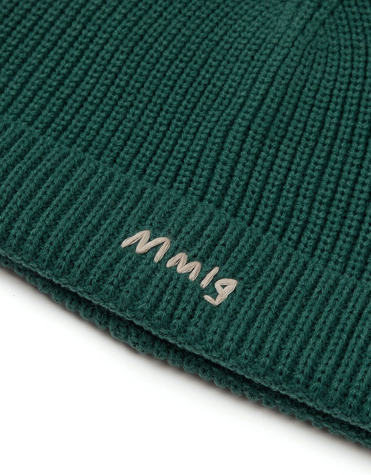 엠엠엘지(MMLG) [Mmlg] EMBROIDERY KNITCAP (GREEN)