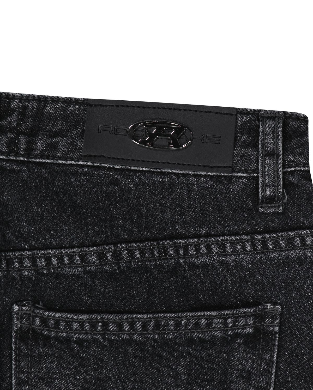 락케이크(ROCKCAKE) Double Cargo Jeans - Black