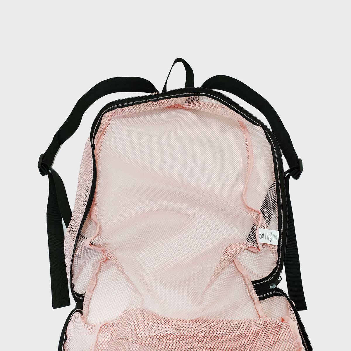 배러댄서프(BETTER THAN SURF) MESH BACKPACK - PALE PINK