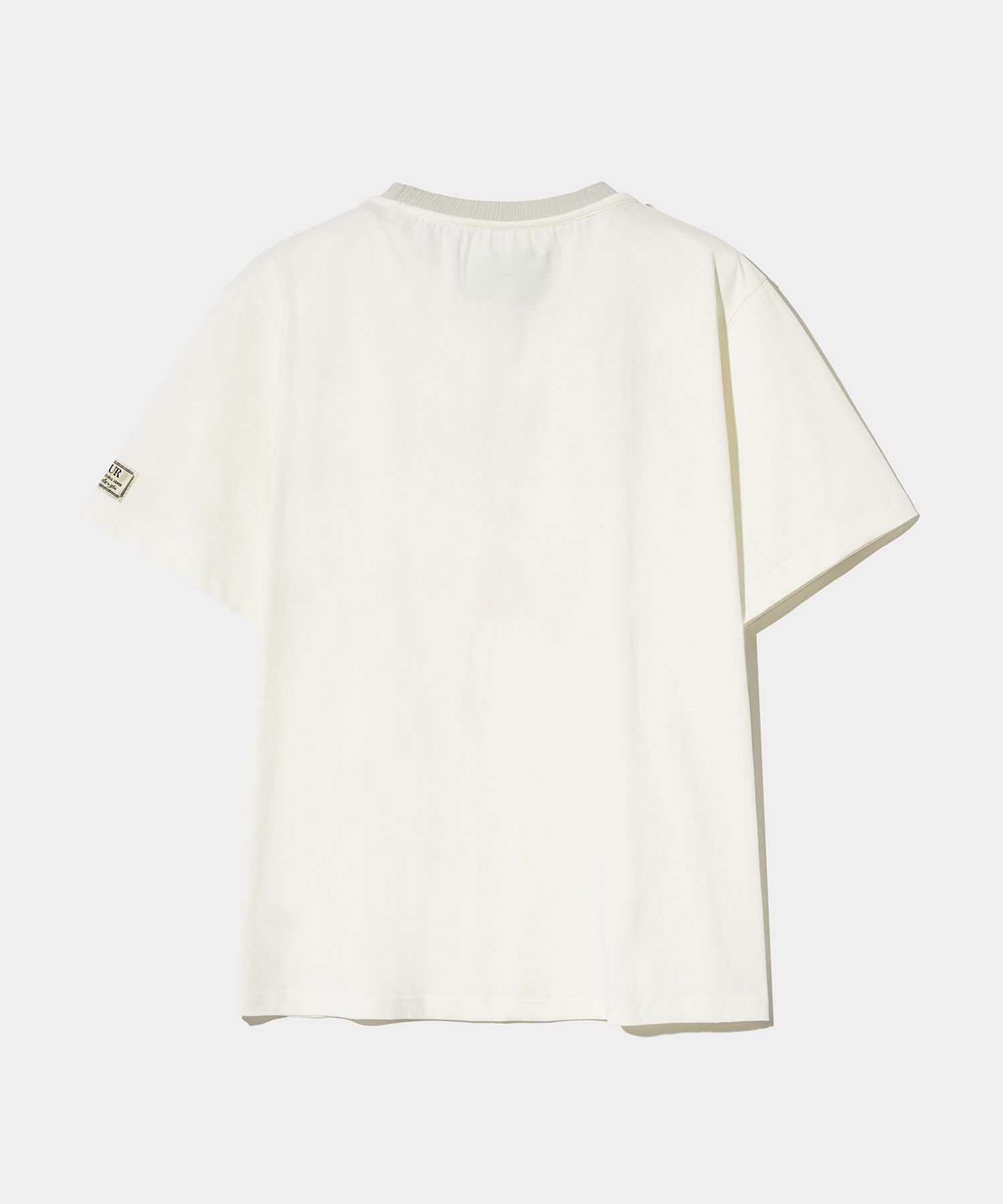 ★SATUR★ Setter Logo Embroidered Voyage Short Sleeve T-Shir MUSINSA | SATUR Setter Logo Embroidered Voyage Short Sleeve