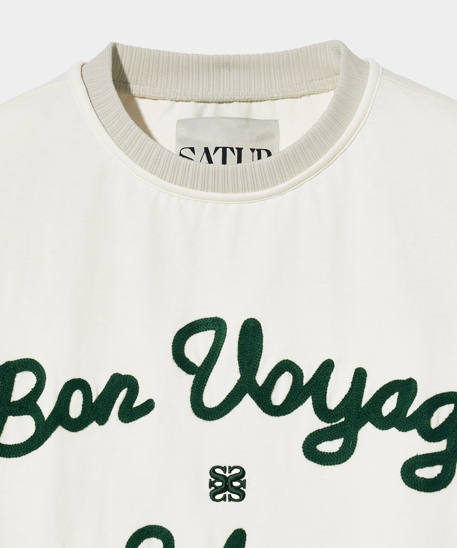 ◆SATUR◆ Setter logo embroidered voyage short sleeve t-shir MUSINSA | SATUR Setter logo embroidered voyage short sleeve