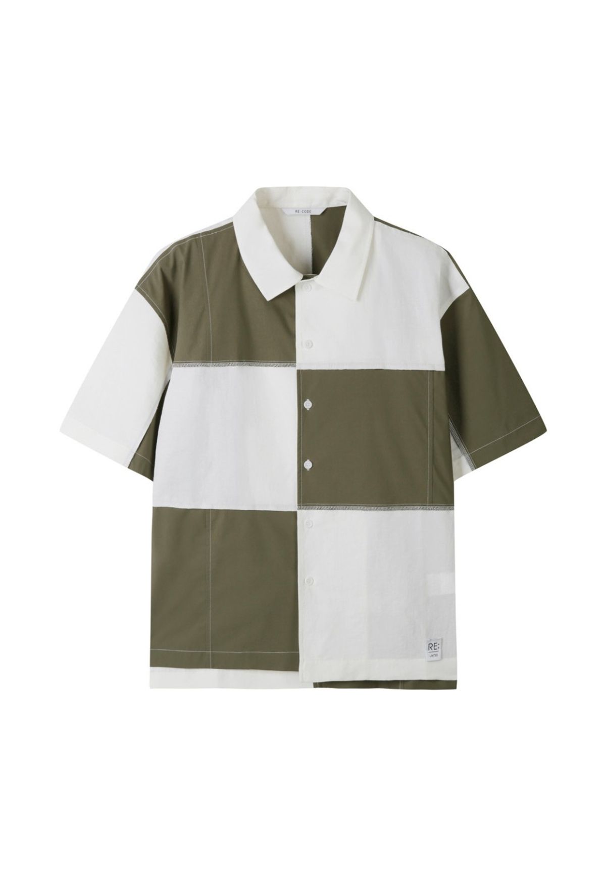 래코드(RECODE) Checkerboard Shirt_RKSAM23632WHX