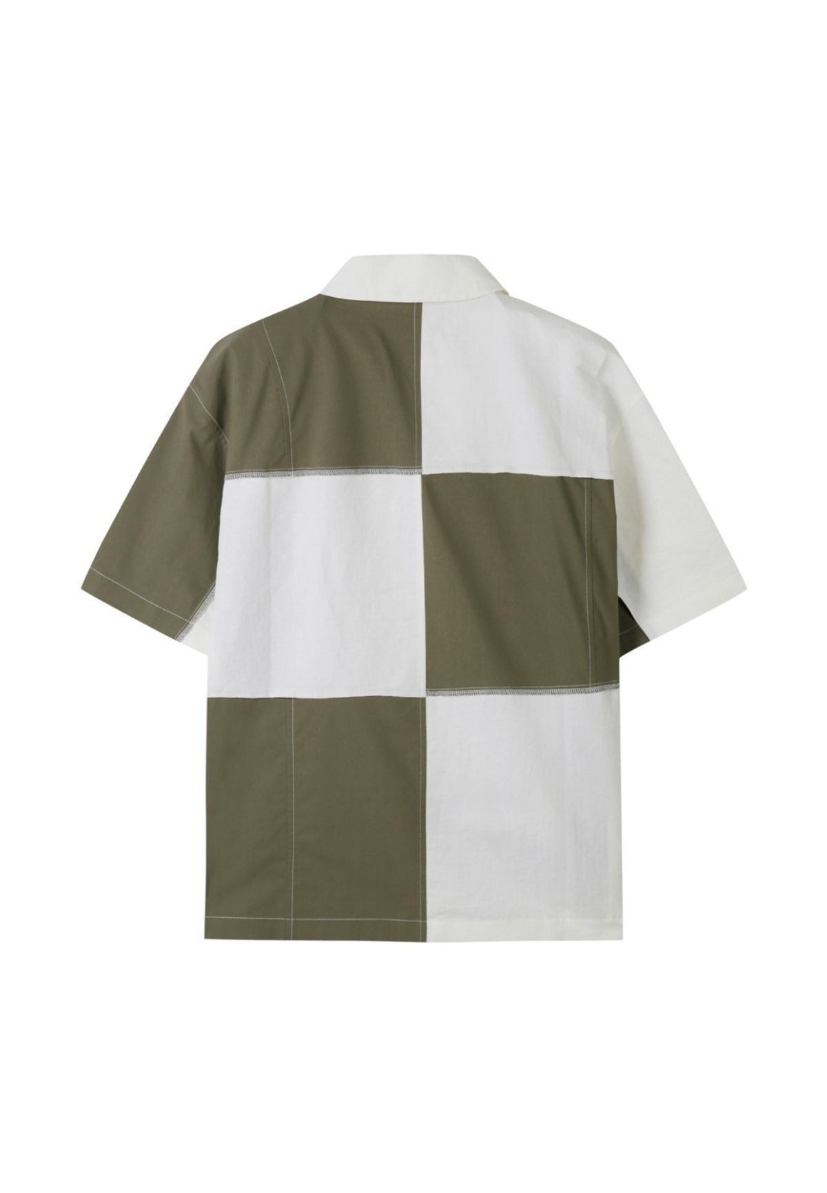 래코드(RECODE) Checkerboard Shirt_RKSAM23632WHX