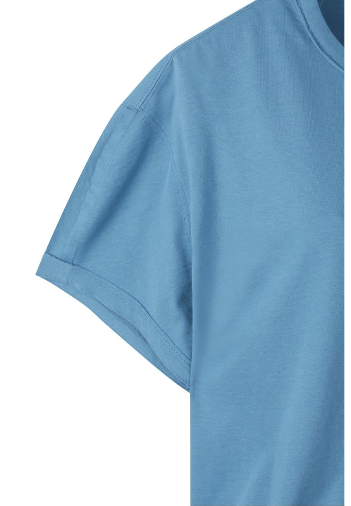 래코드(RECODE) Patchwork Crop Shirring T-shirt_RJTAM23706BUX