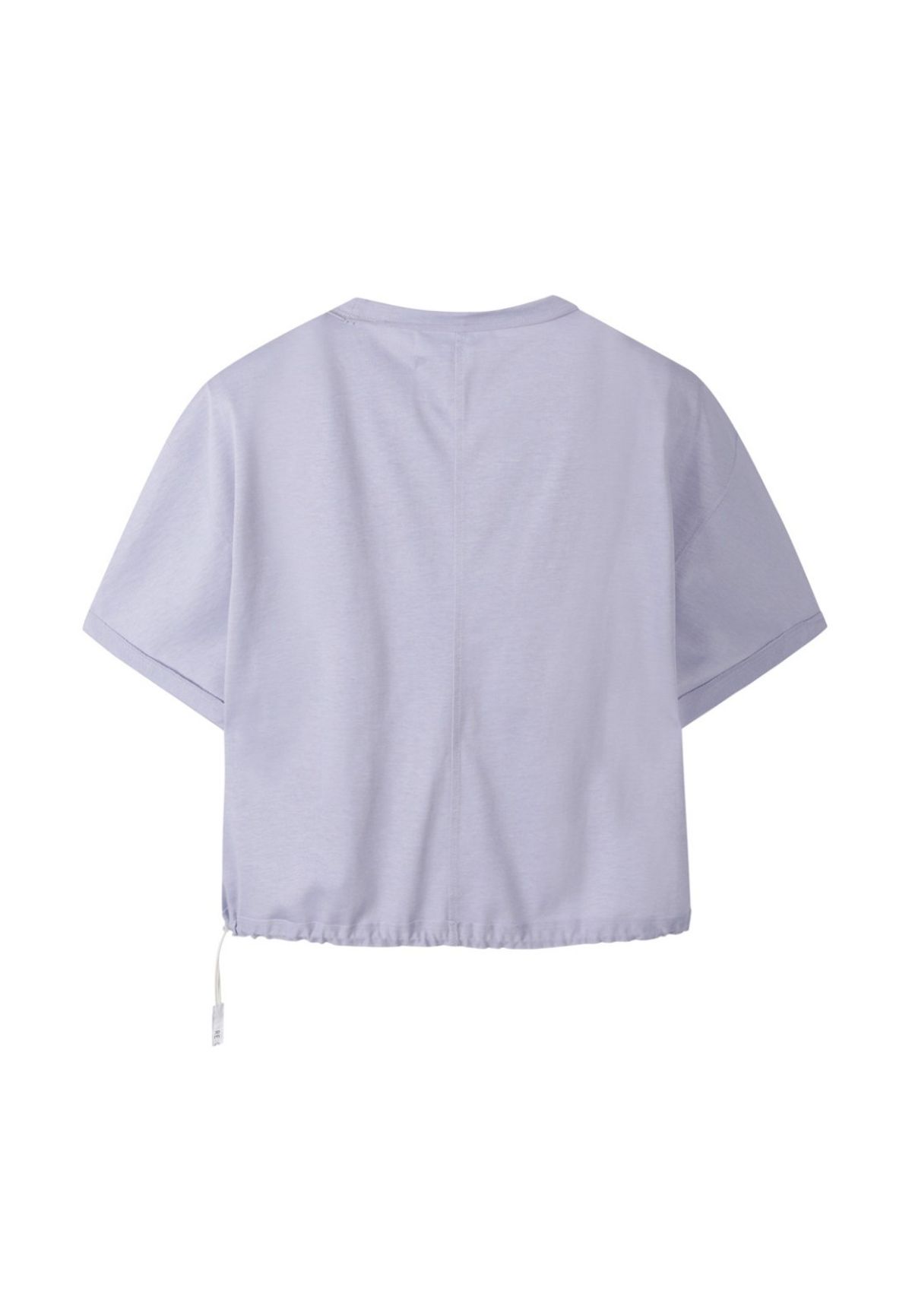 래코드(RECODE) Patchwork Crop Shirring T-shirt_RJTAM23706PPX