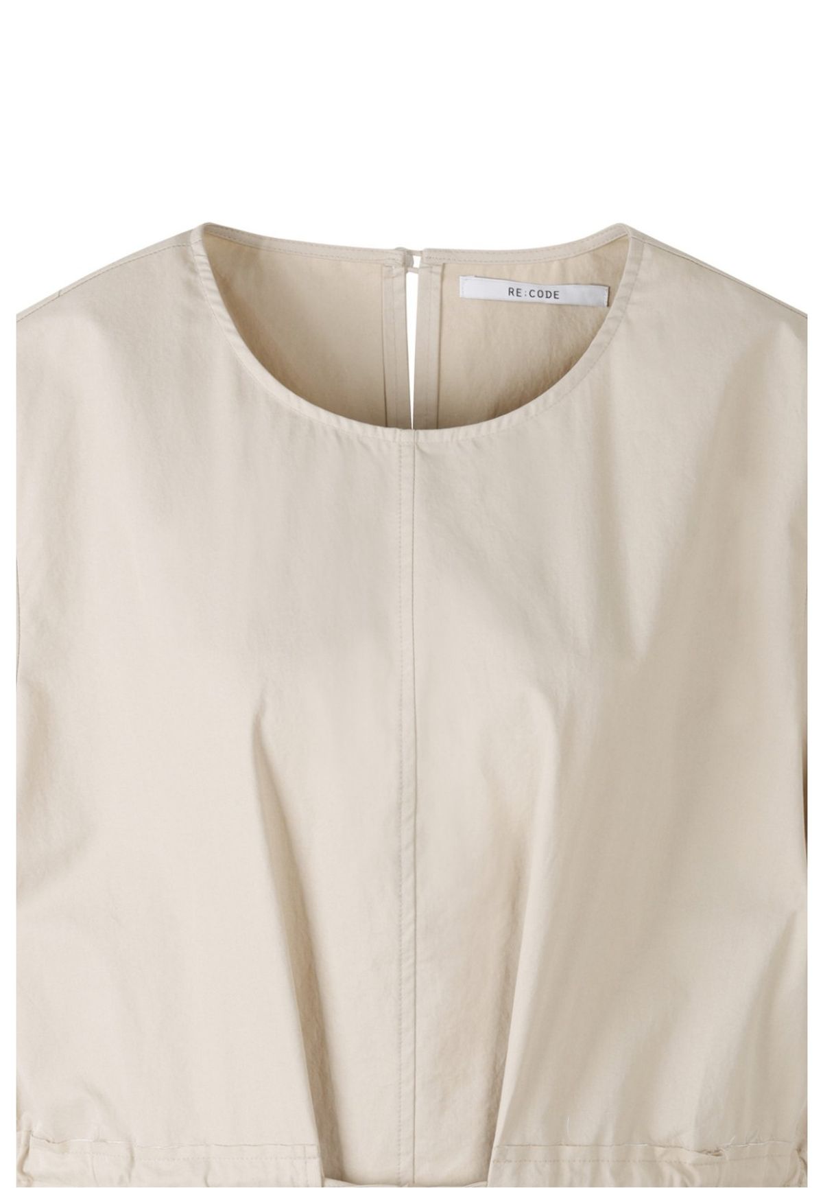 래코드(RECODE) Check Pocket Detail Midi Dress_RQDAM23562BEX