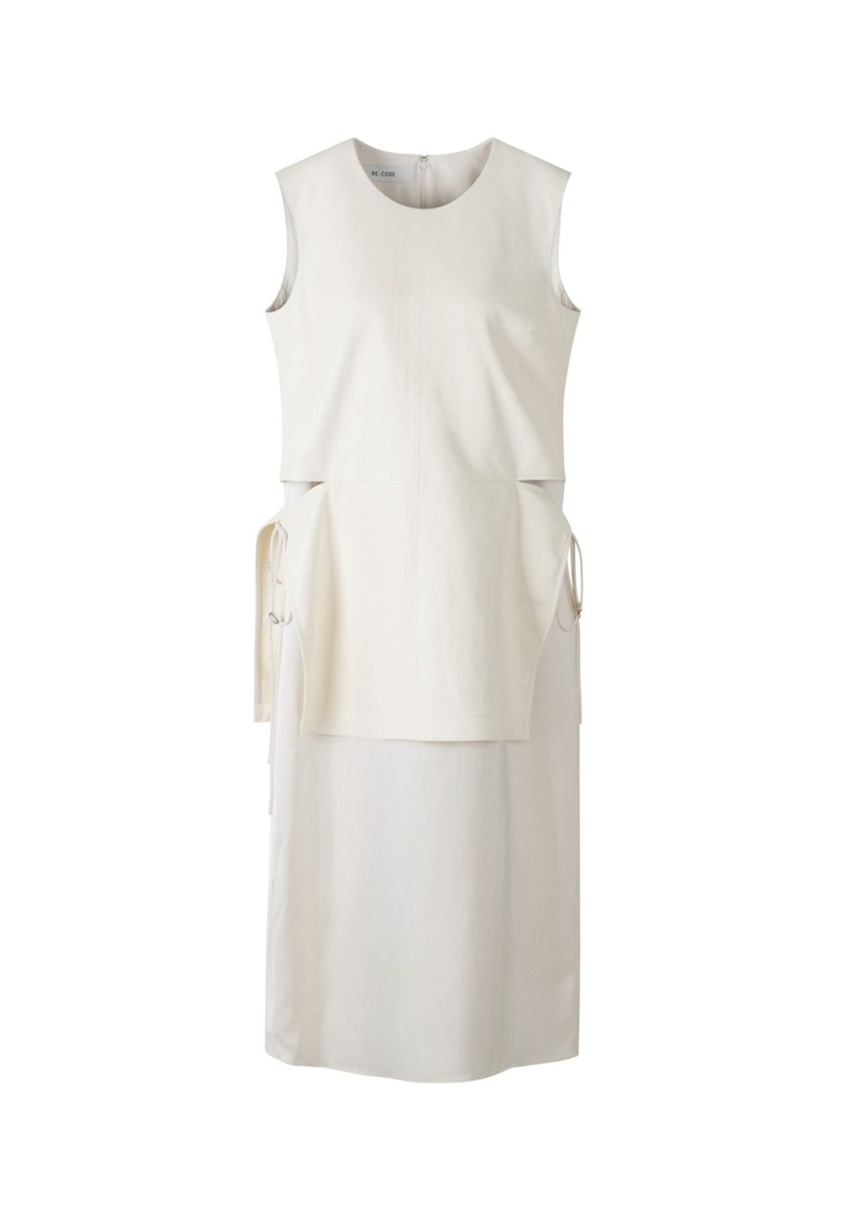래코드(RECODE) Two Wings Leather Dress_R0DAS23005IVX