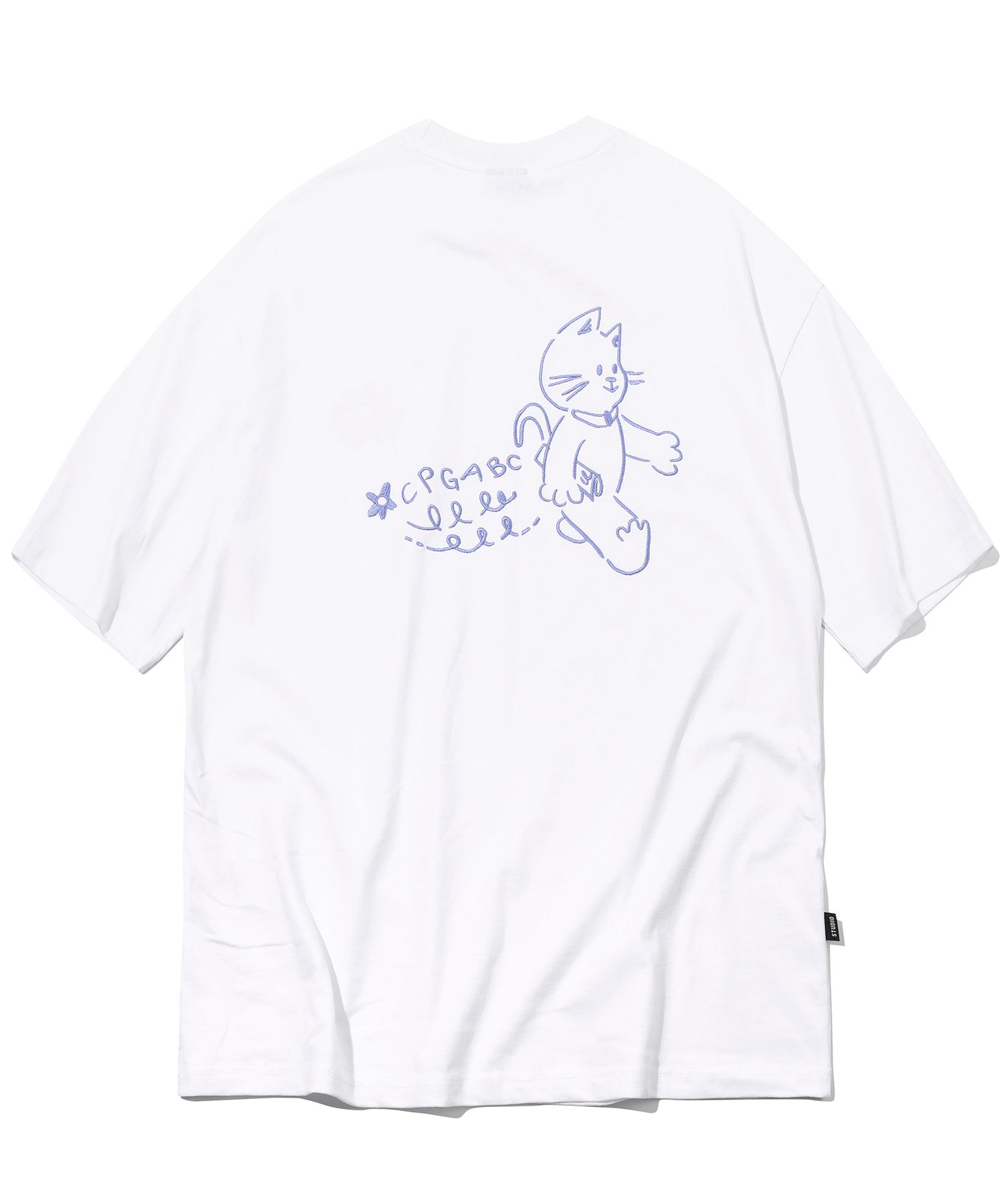 MUSINSA | CPGN STUDIO ABC CAT Embroidery Short Sleeve T
