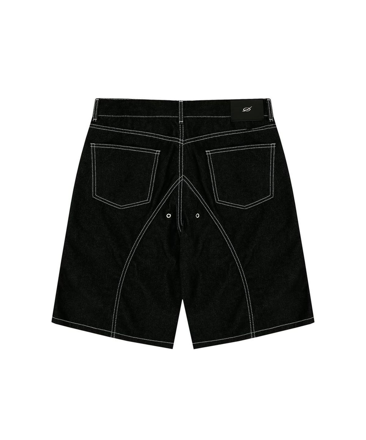 51퍼센트(51PERCENT) Tunnel lining short pants Denim - Black
