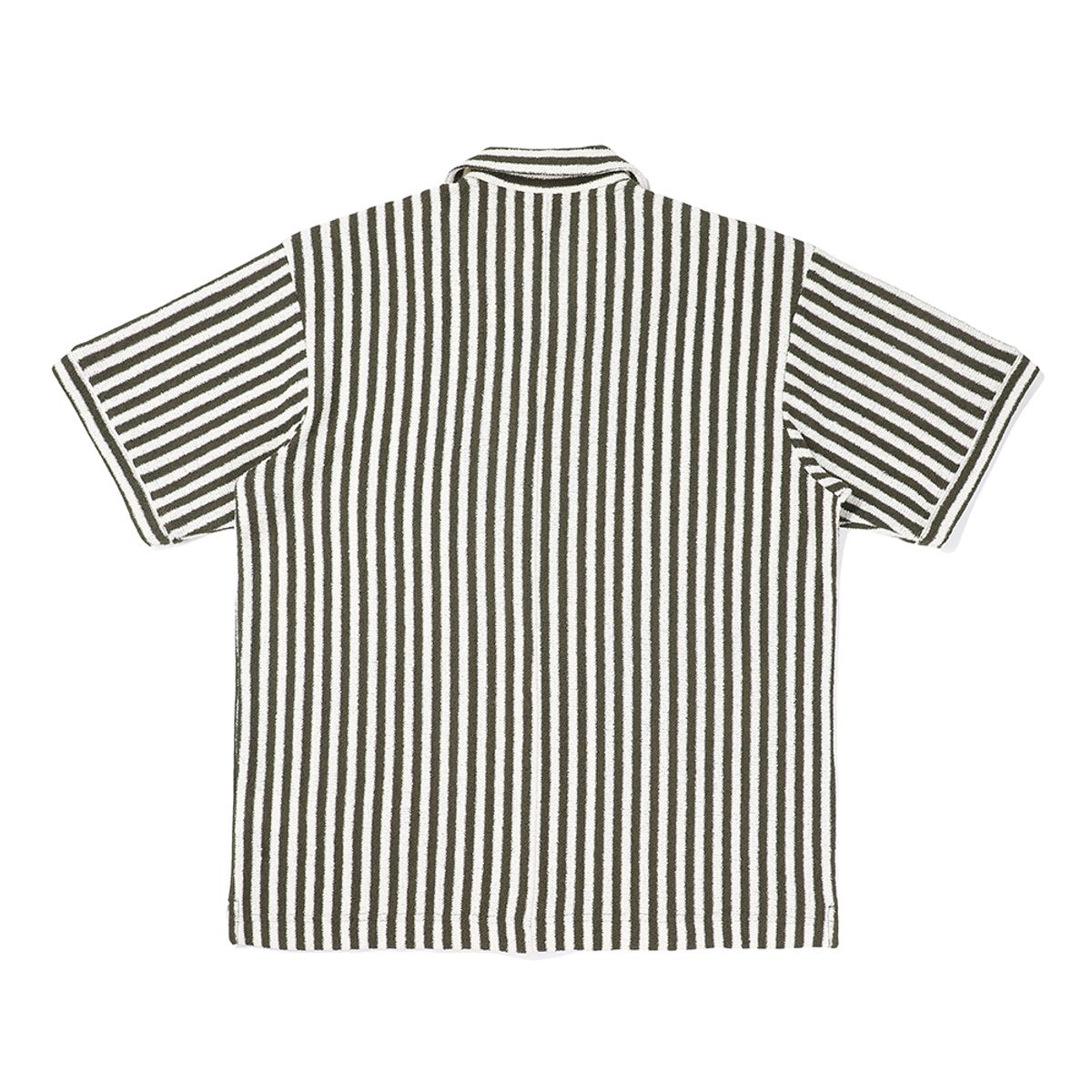 말본 골프(MALBON GOLF) 스트라이프 스웨터 버튼업 KHAKI (MAN)