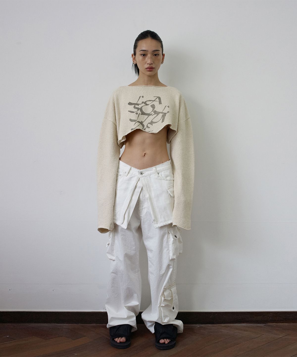 에스이오(s/e/o) WASHED CARGO PANTS IVORY