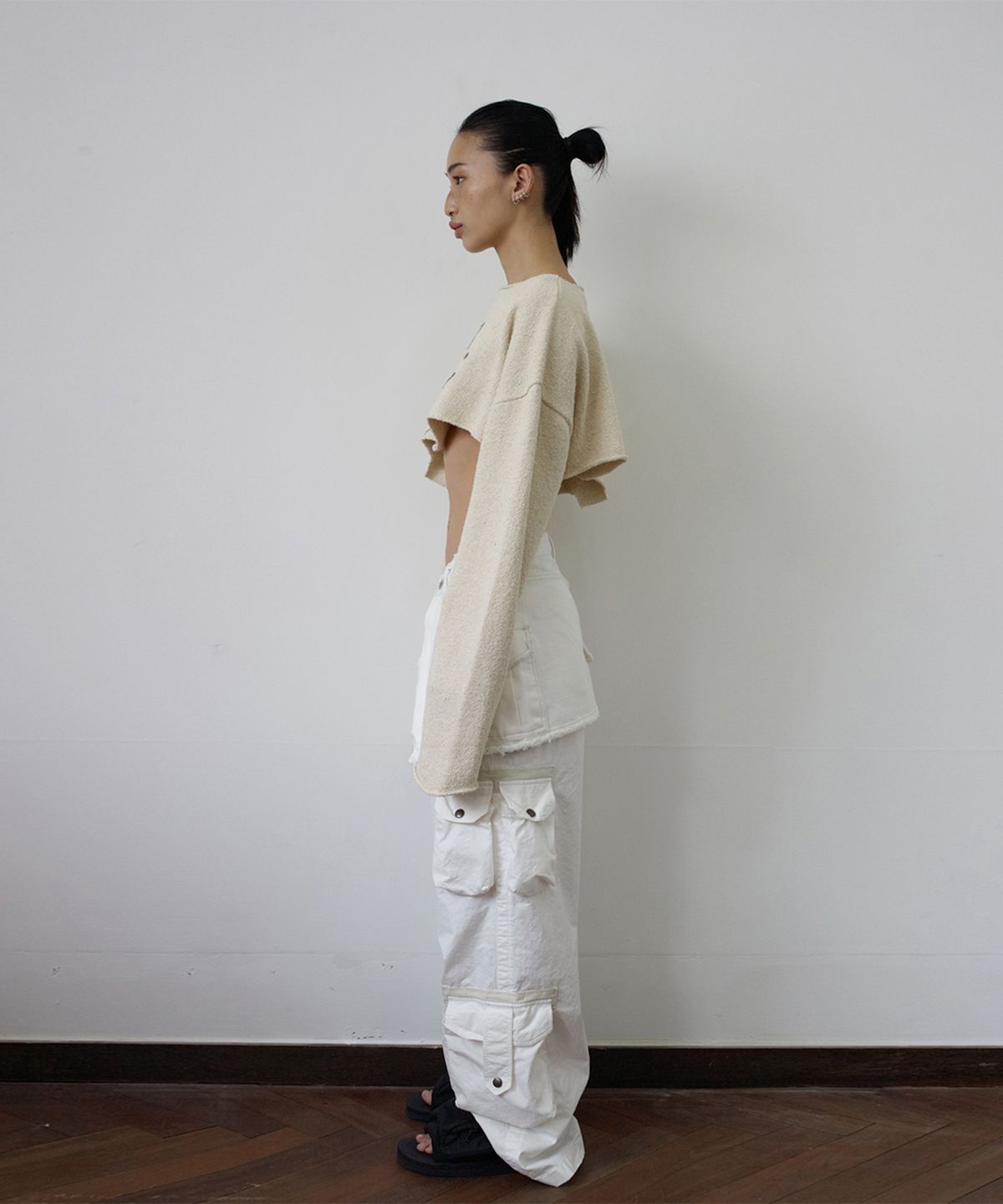 에스이오(s/e/o) WASHED CARGO PANTS IVORY
