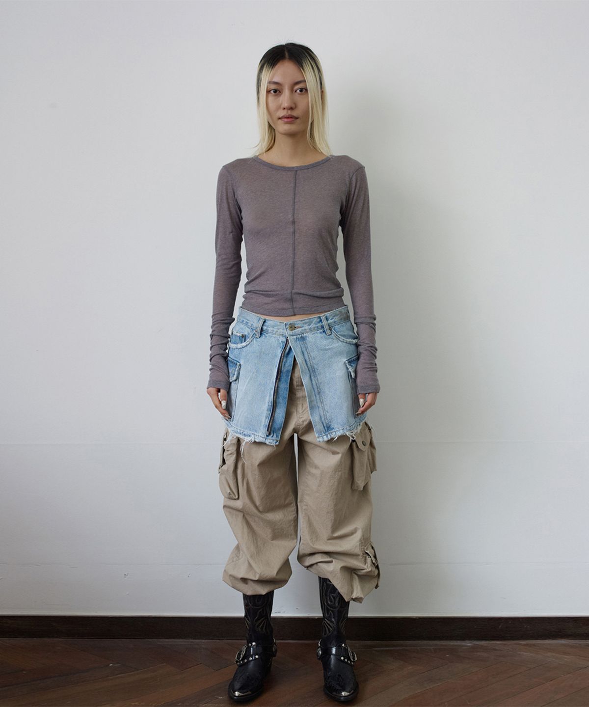 에스이오(s/e/o) WASHED CARGO PANTS BEIGE