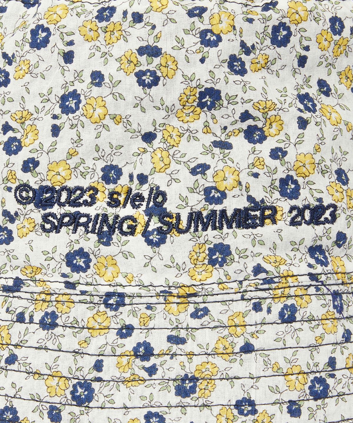 에스이오(s/e/o) FLOWER BUCKET HAT NAVY