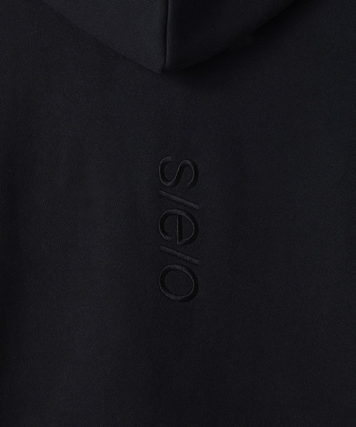 에스이오(s/e/o) LOGO HOODIE BLACK