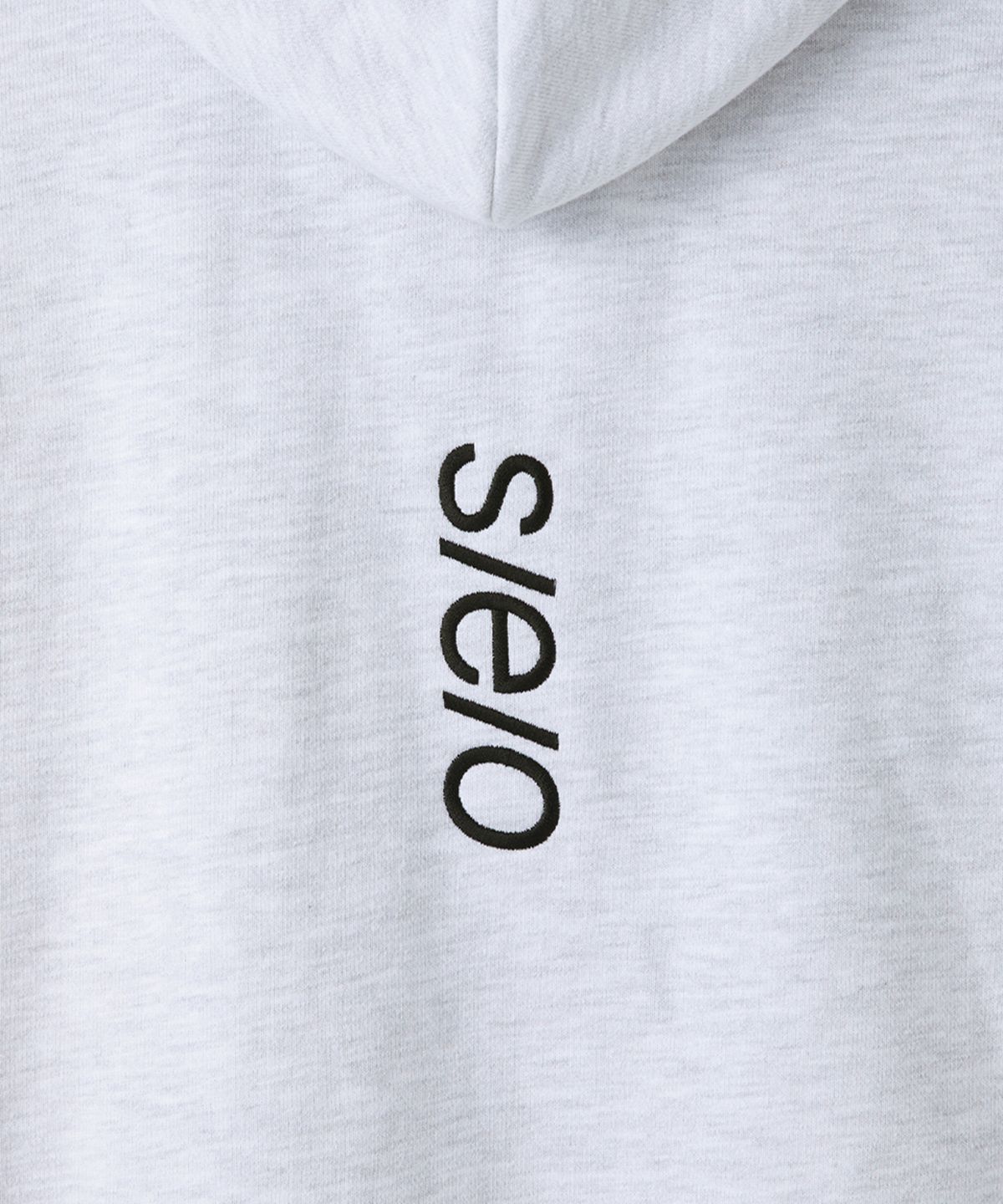 에스이오(s/e/o) LOGO HOODIE HEATHER GRAY