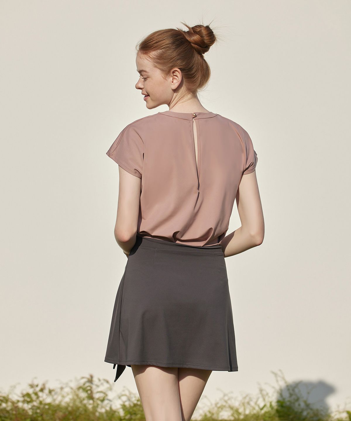 벨로디네라(VALLO DE NERA) Lily Swimdress Indi Pink& Charcoal