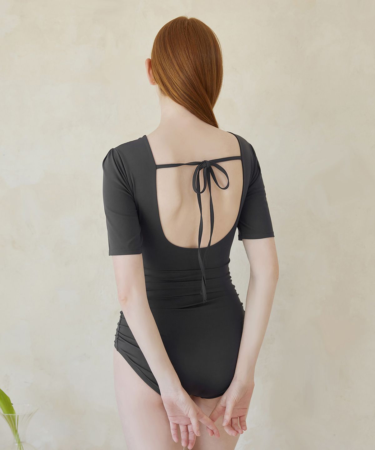 벨로디네라(VALLO DE NERA) Hazel swimsuit Charcoal
