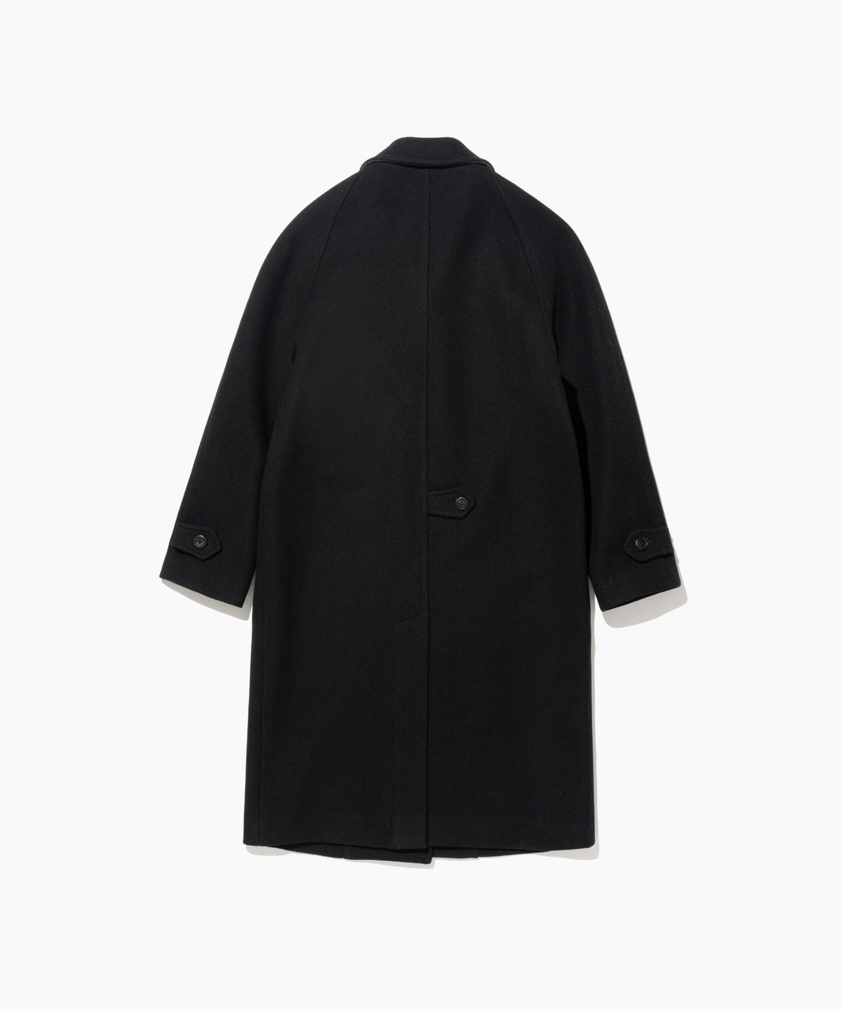 튜드먼트(TTUDEMENT) WOOL CASHMERE SINGLE COAT BLACK
