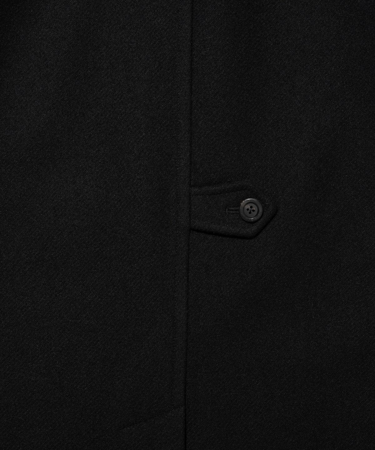튜드먼트(TTUDEMENT) WOOL CASHMERE SINGLE COAT BLACK