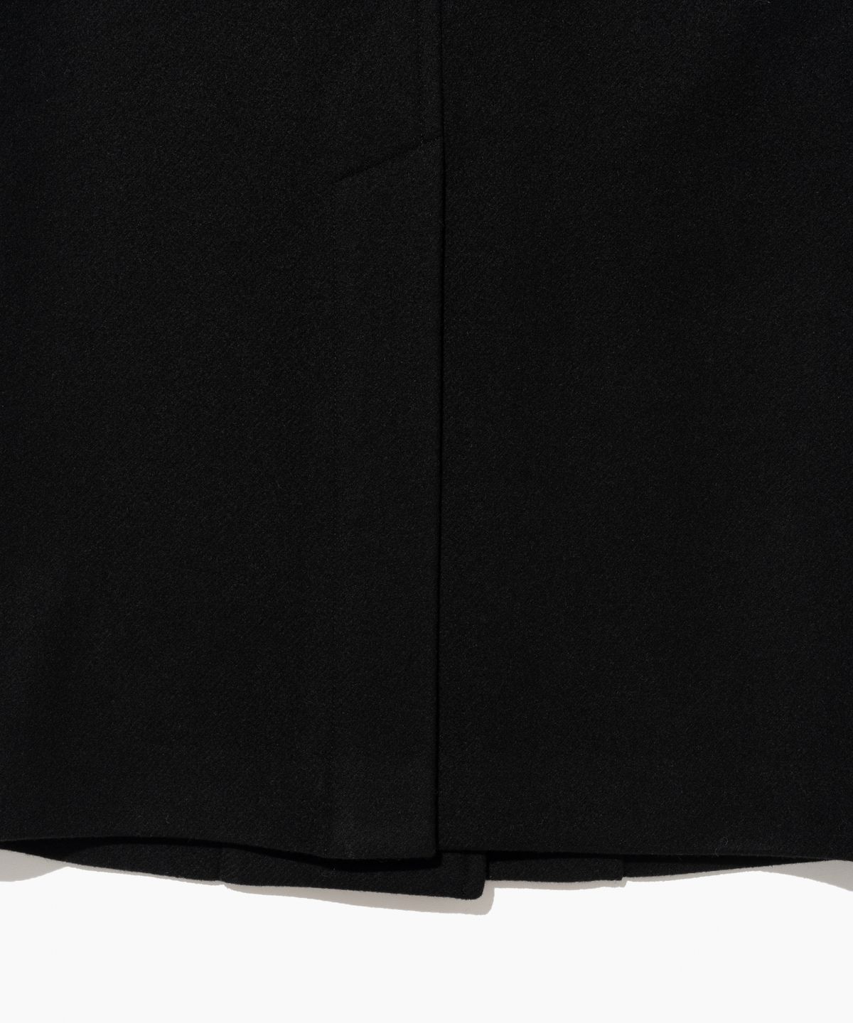 튜드먼트(TTUDEMENT) WOOL CASHMERE SINGLE COAT BLACK