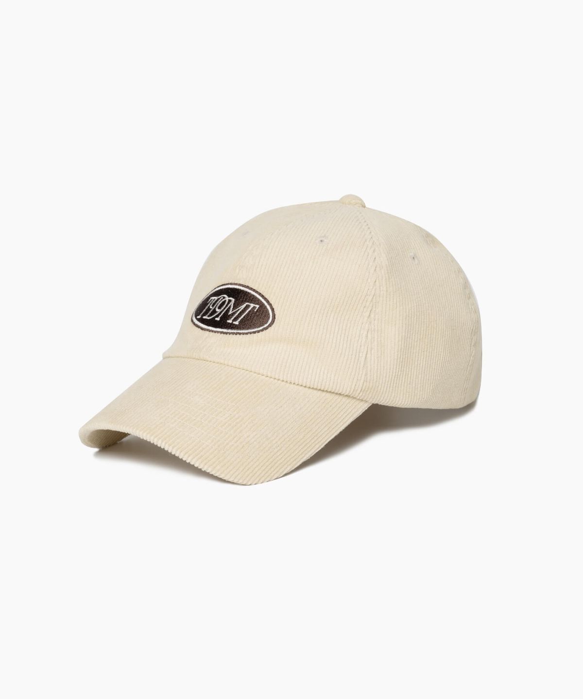 튜드먼트(TTUDEMENT) CORDUROY LOGO BALLCAP CREAM