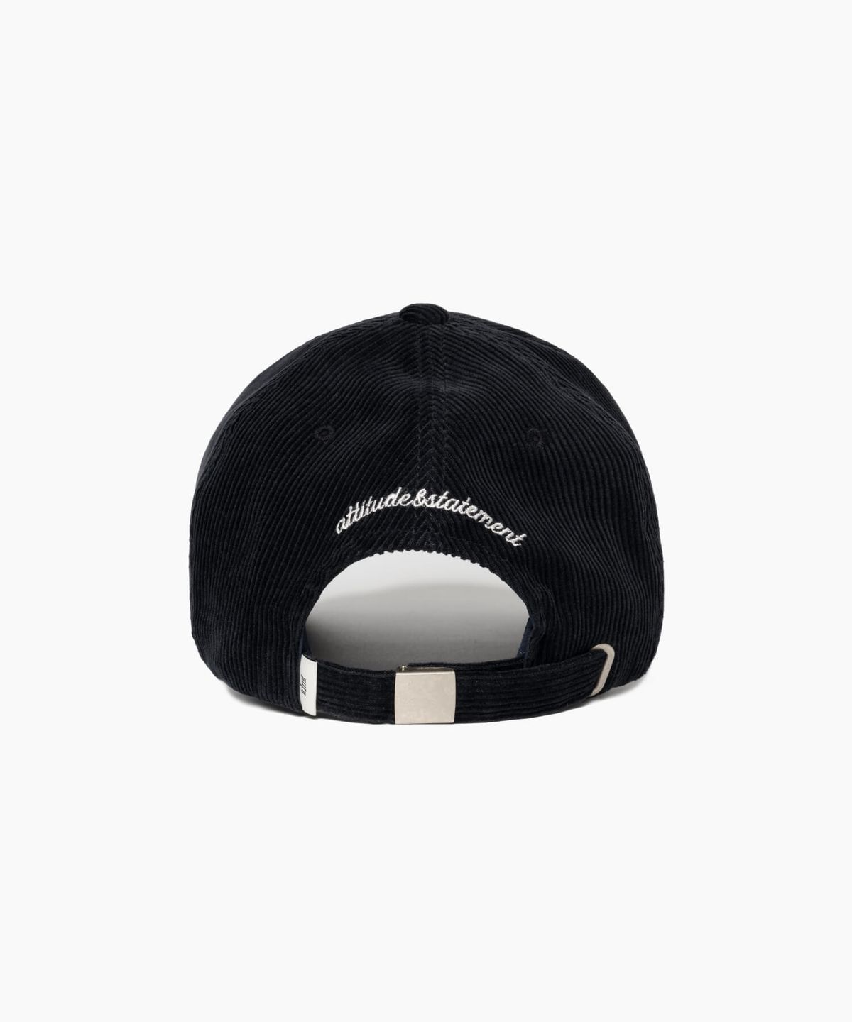 튜드먼트(TTUDEMENT) CORDUROY LOGO BALLCAP NAVY