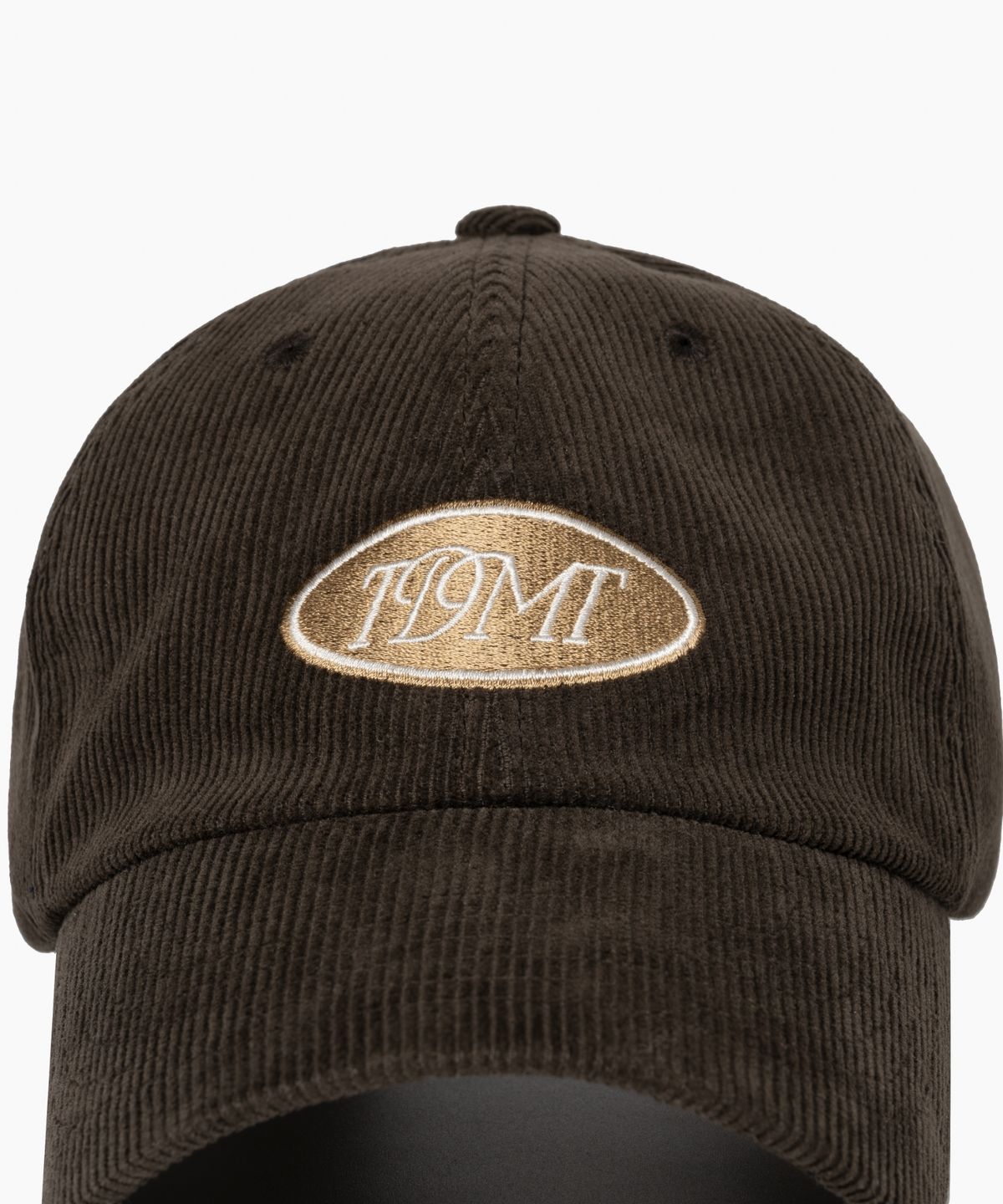 튜드먼트(TTUDEMENT) CORDUROY LOGO BALLCAP BROWN