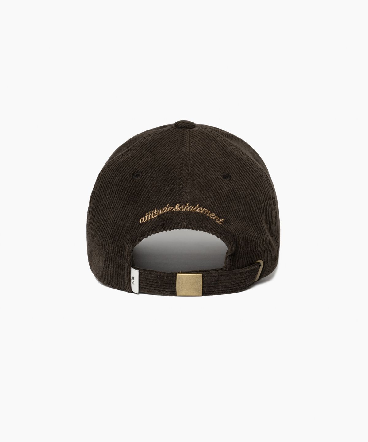 튜드먼트(TTUDEMENT) CORDUROY LOGO BALLCAP BROWN
