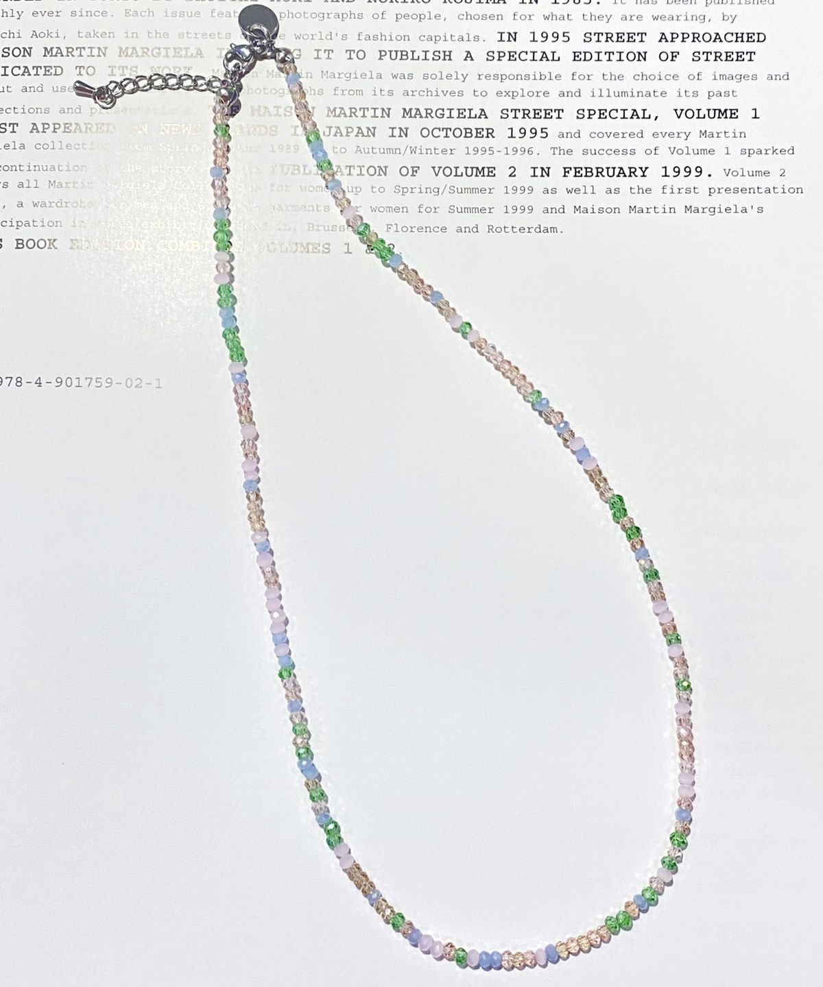 런디에스(RUNDS) 크리스탈 비즈 넥크리스 (5color)