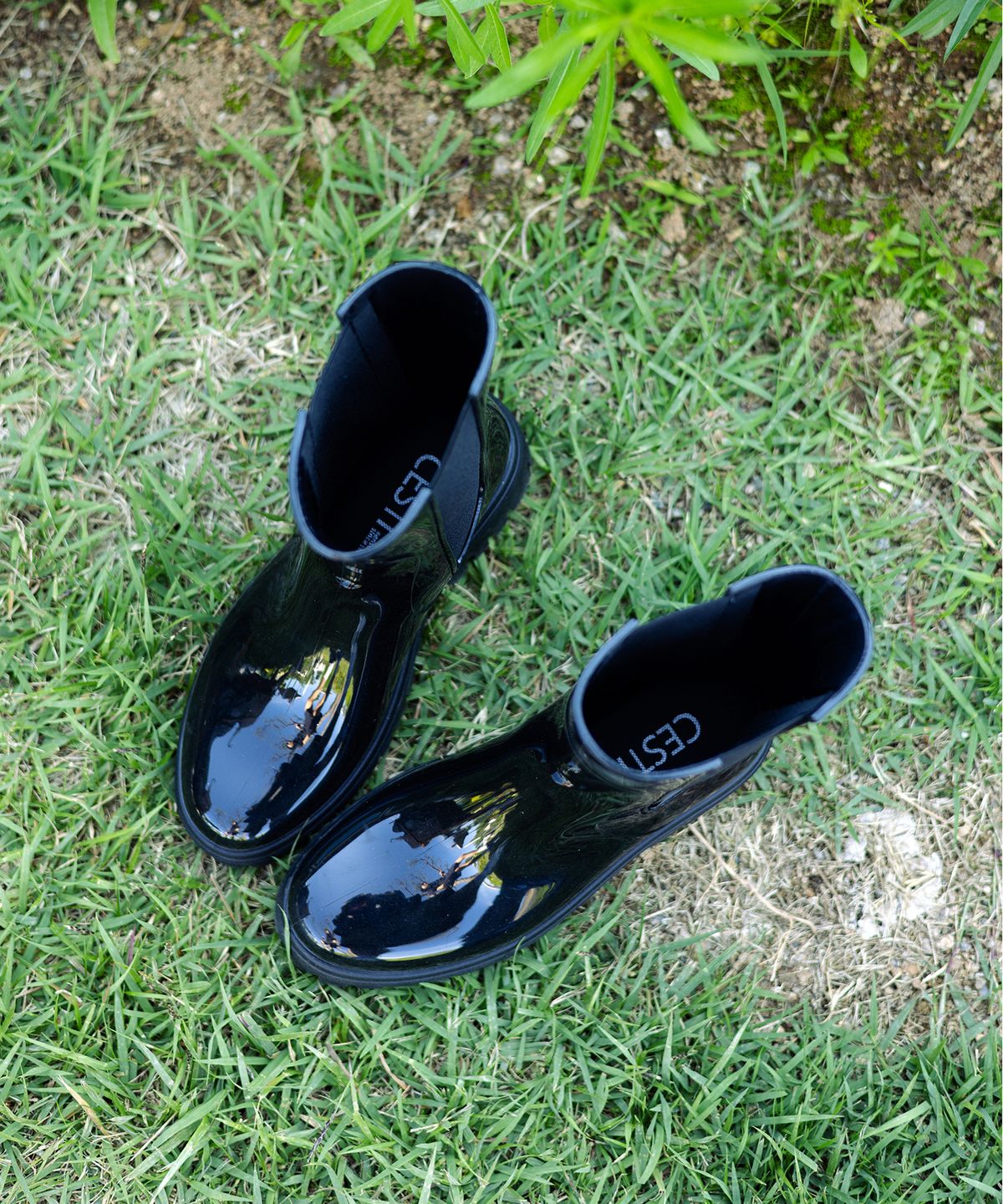 세스띠(CESTI) 하이탑 첼시 레인부츠 (BLACK)