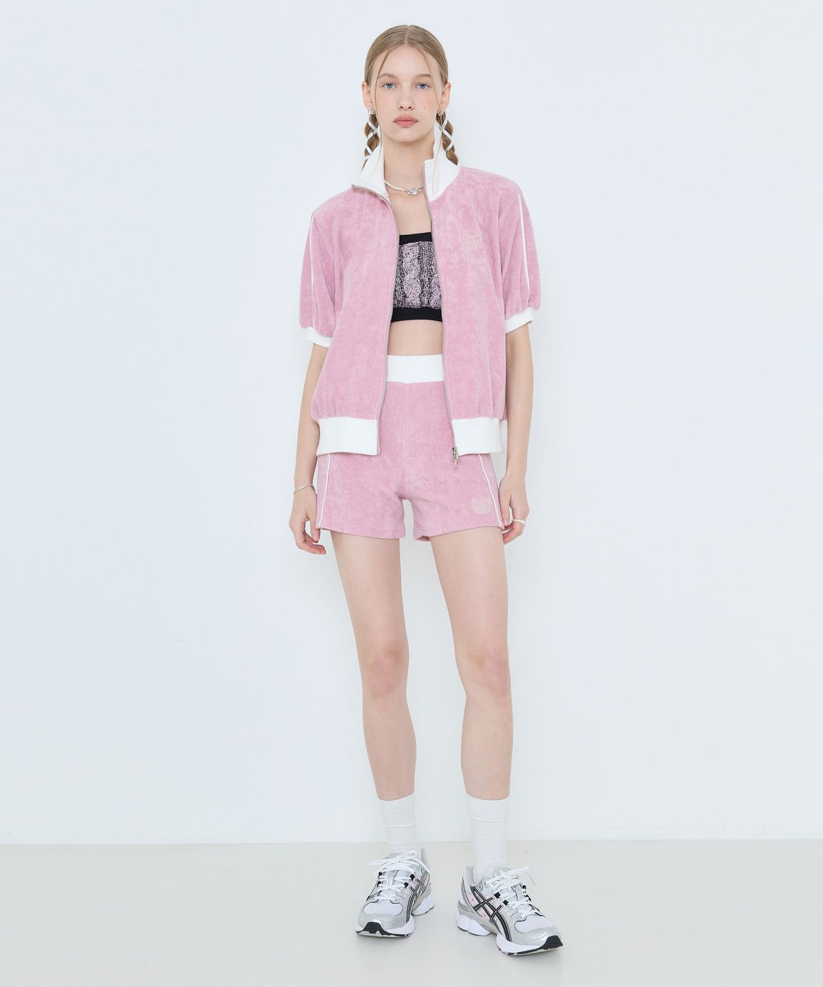 라티젠(LARTIGENT) L4 TERRY SHORTS(PINK)
