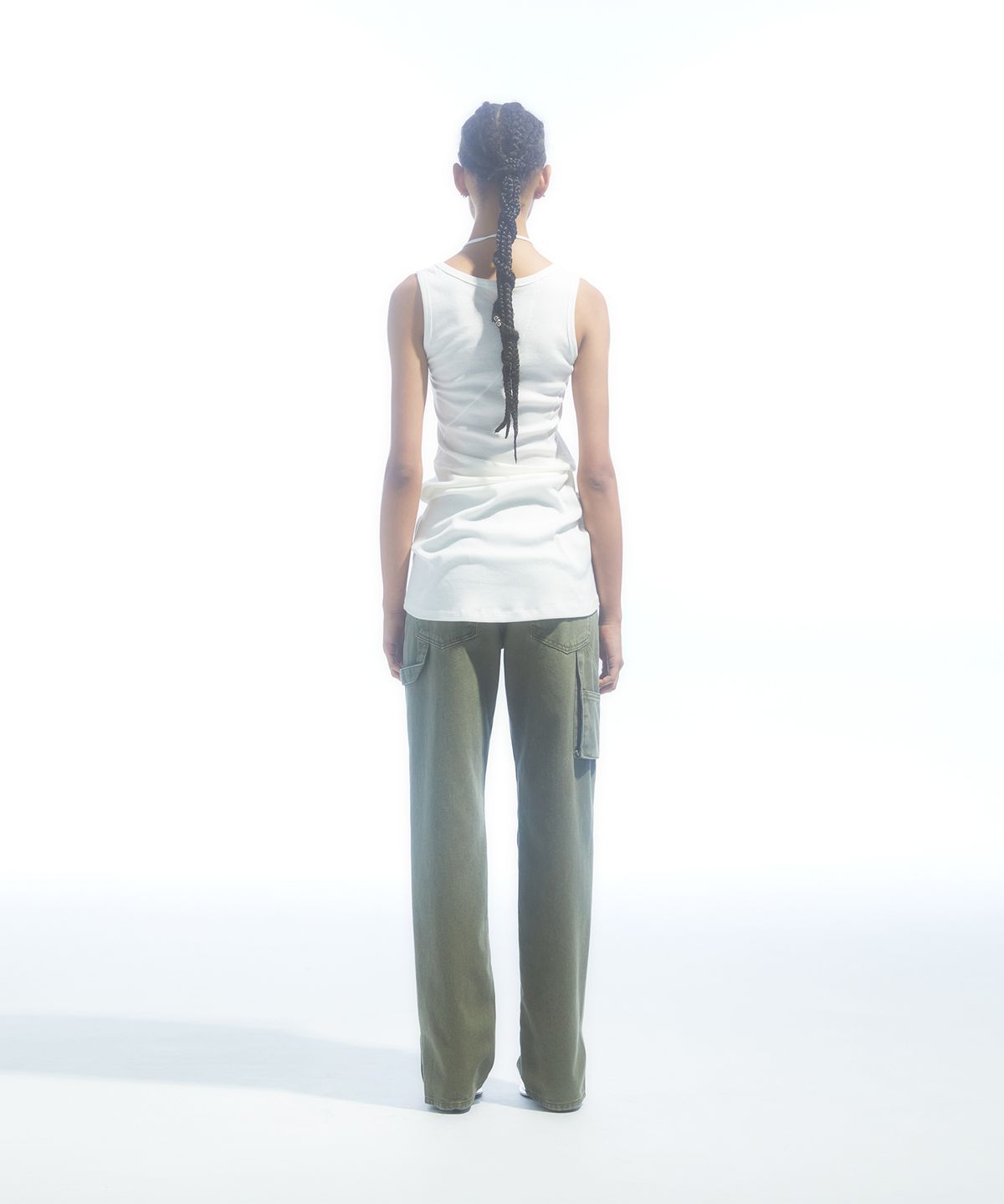 드레(DRAE) CARPENTER JEANS_KHAKI