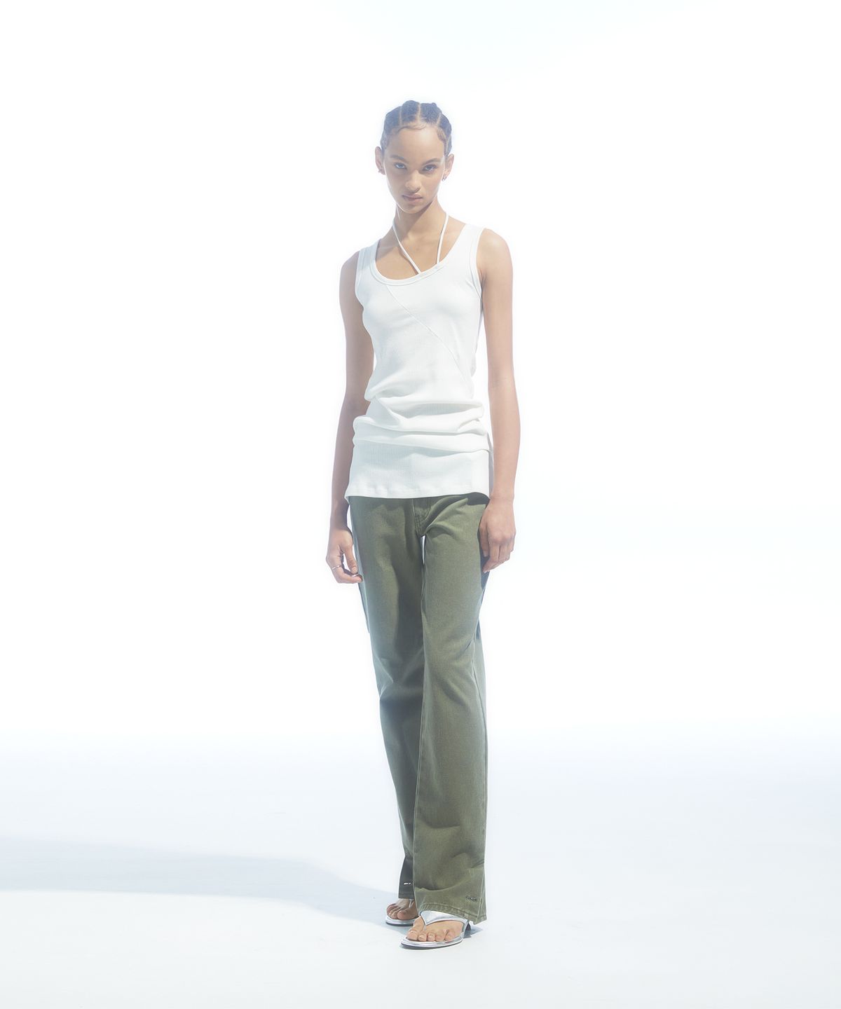드레(DRAE) CARPENTER JEANS_KHAKI