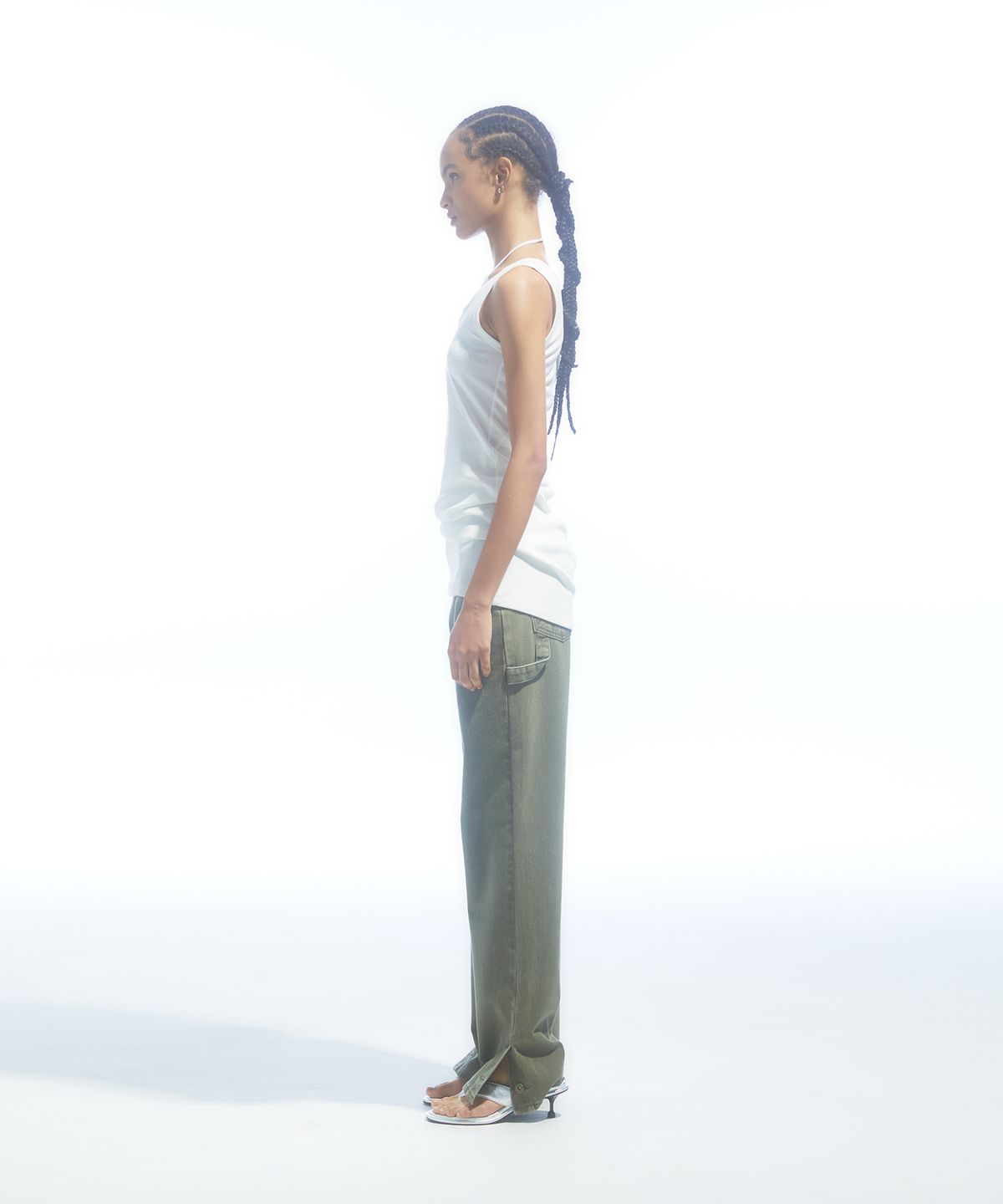 드레(DRAE) CARPENTER JEANS_KHAKI