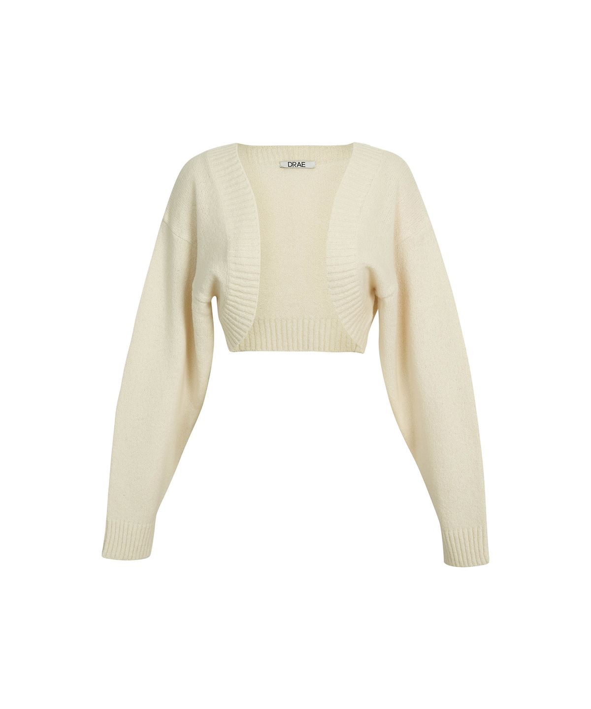 드레(DRAE) LOOP CROPPED CARDIGAN_IVORY
