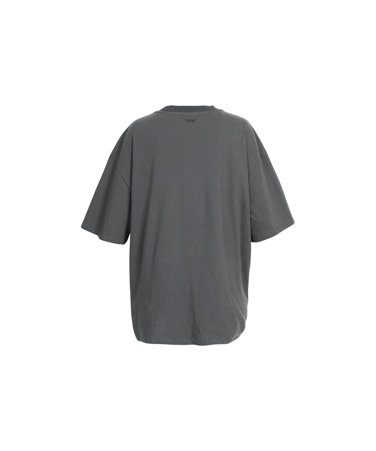 드레(DRAE) TWIST T-SHIRT_CHARCOAL