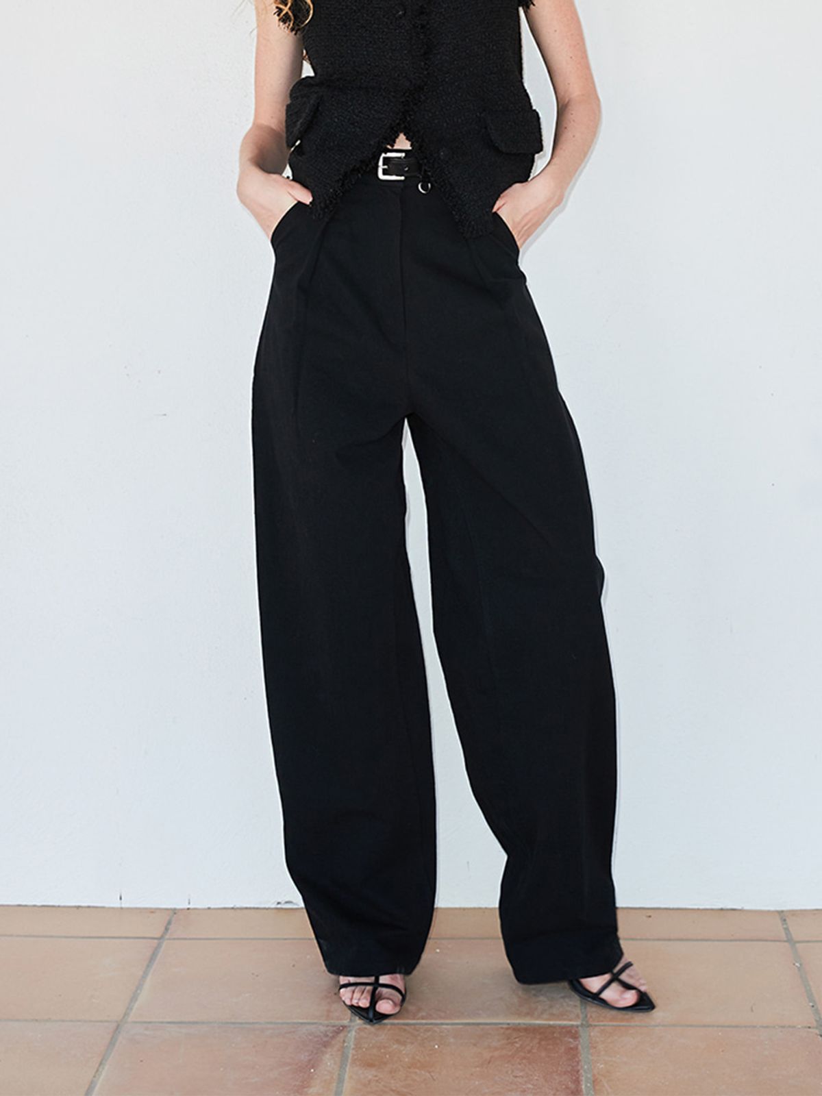 위메농(OUI MAIS NON) Tullip cotton pants