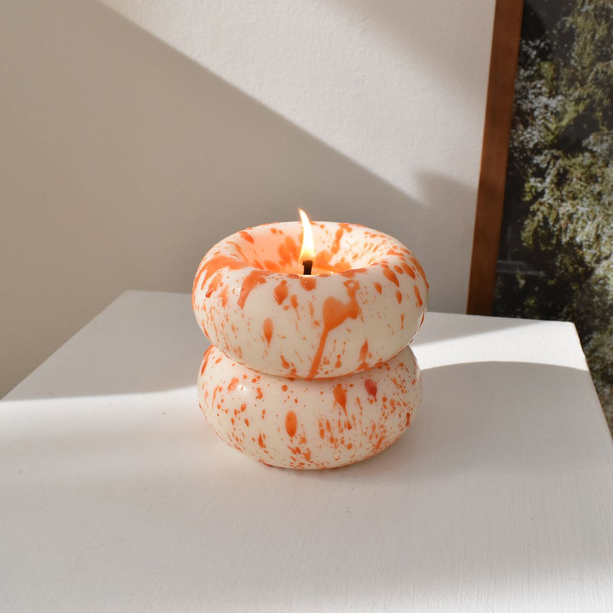 허니플라밍고(HONEY FLAMINGO) Press candle - orange