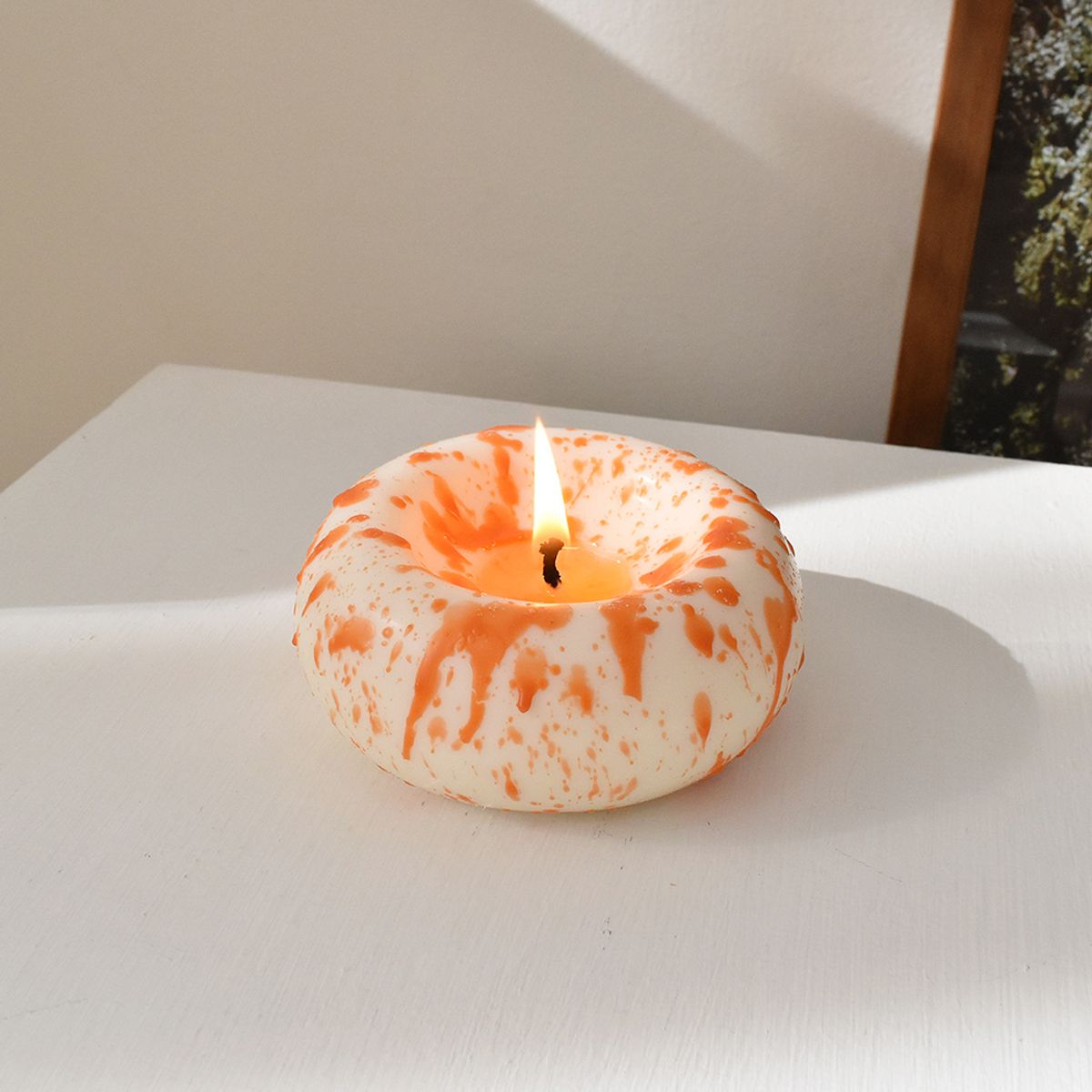 허니플라밍고(HONEY FLAMINGO) Press candle - orange