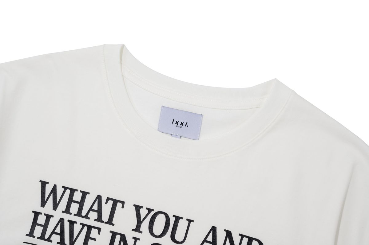 르씨(LXXI) UNDER BAR T-SHIRT [IVORY]