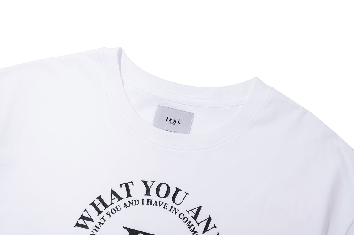르씨(LXXI) CIRCLE LOGO T-SHIRT [WHITE]