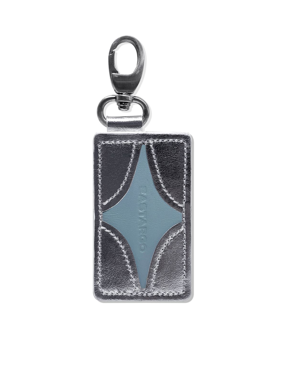 이스트아르고(EASTARGO) STING KEY RING (SKY BLUE & IVORY WHITE, SILVER)
