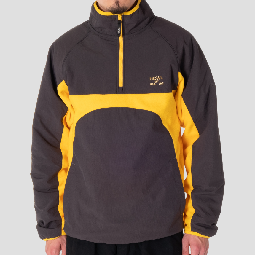 MUSINSA | HOWL SUPPLY Pullover Fleece Yellow 23/24