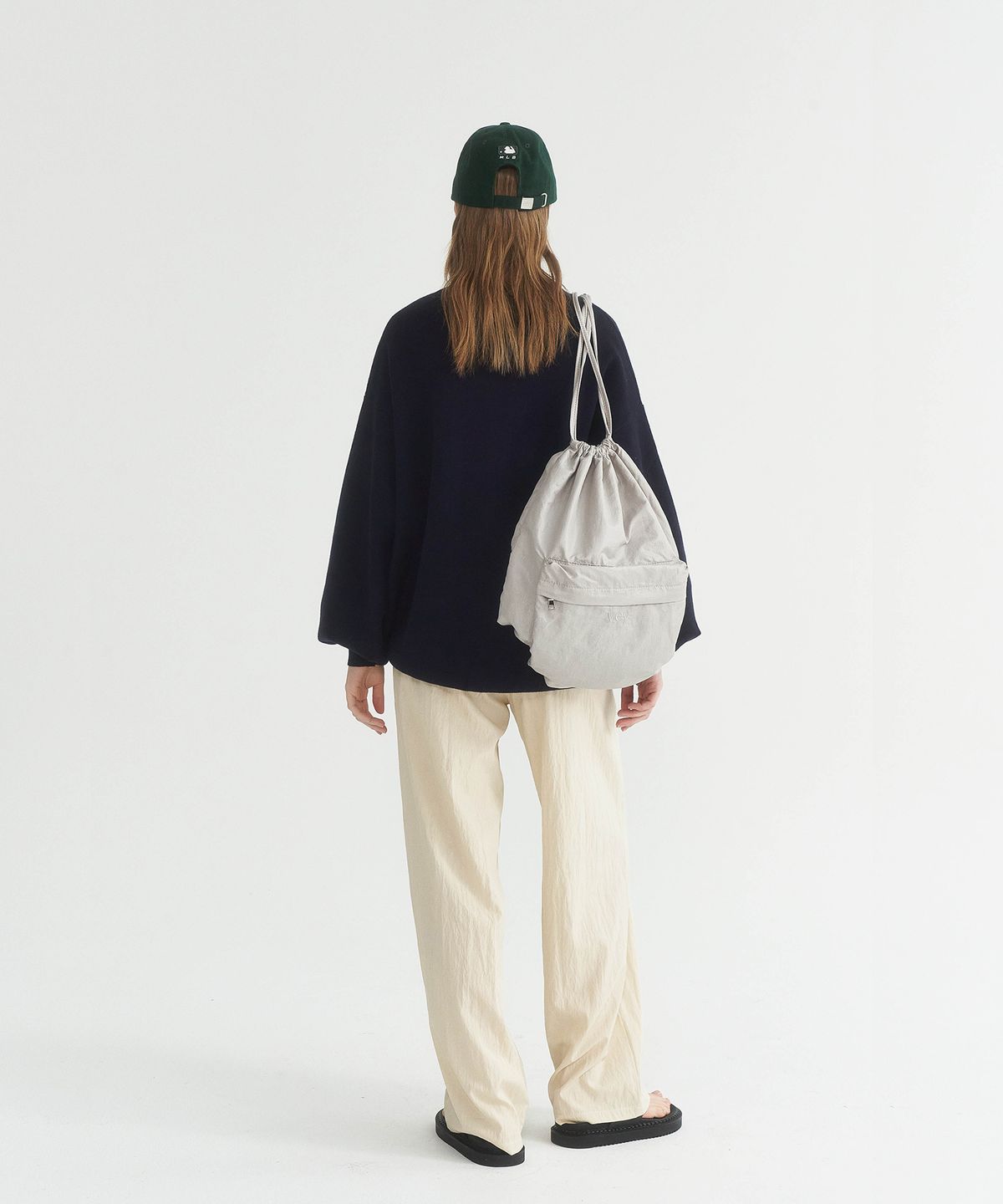 베이(VEY) Shine String Backpack (SilverLake)