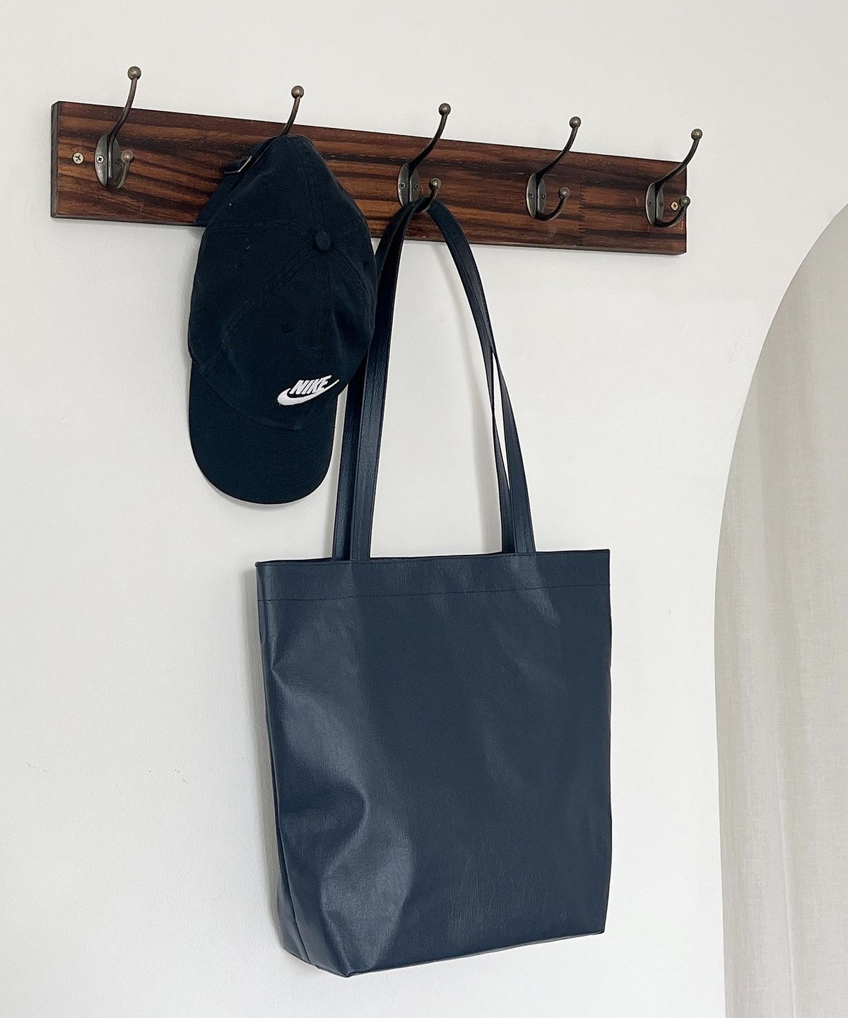 에이제로(AZERO) Shoulder Market Bag (Navy)