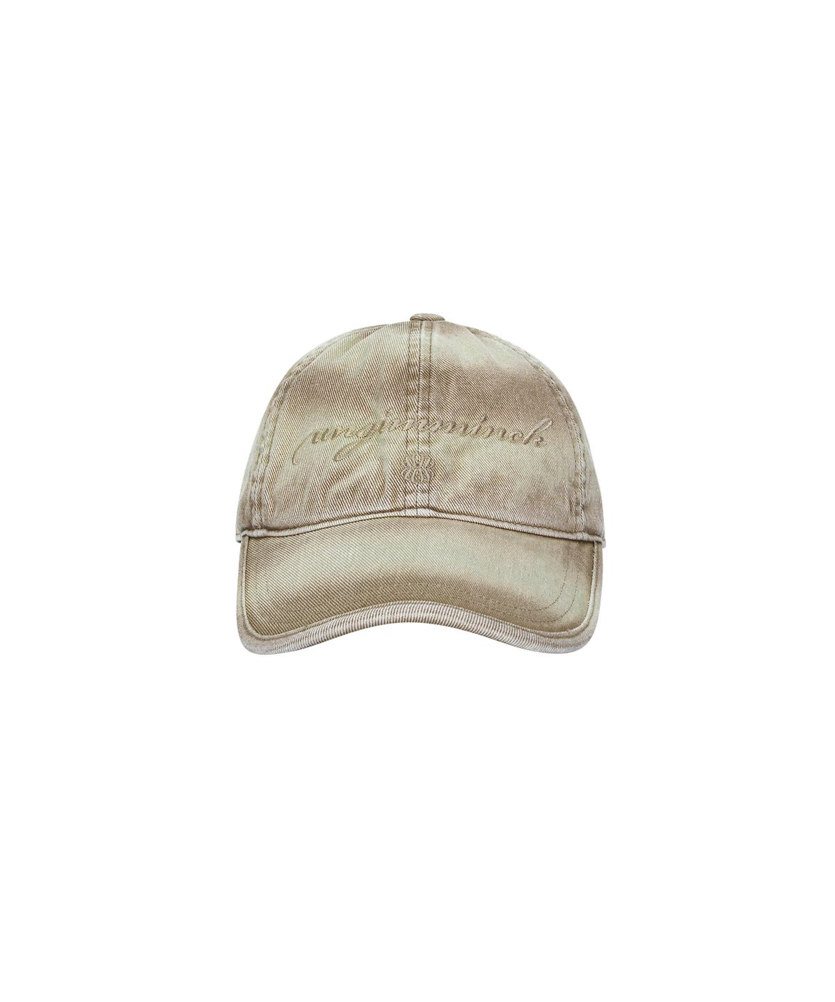 언지미크(UNGIMMICK) WASHED VINTAGE DENIM CAP (BEIGE)