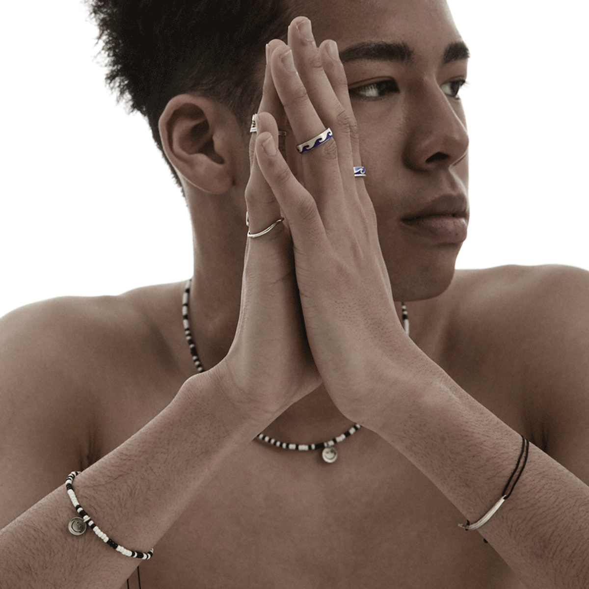 하카블랙스(HAKKABLACKS) White Black Stone #01N