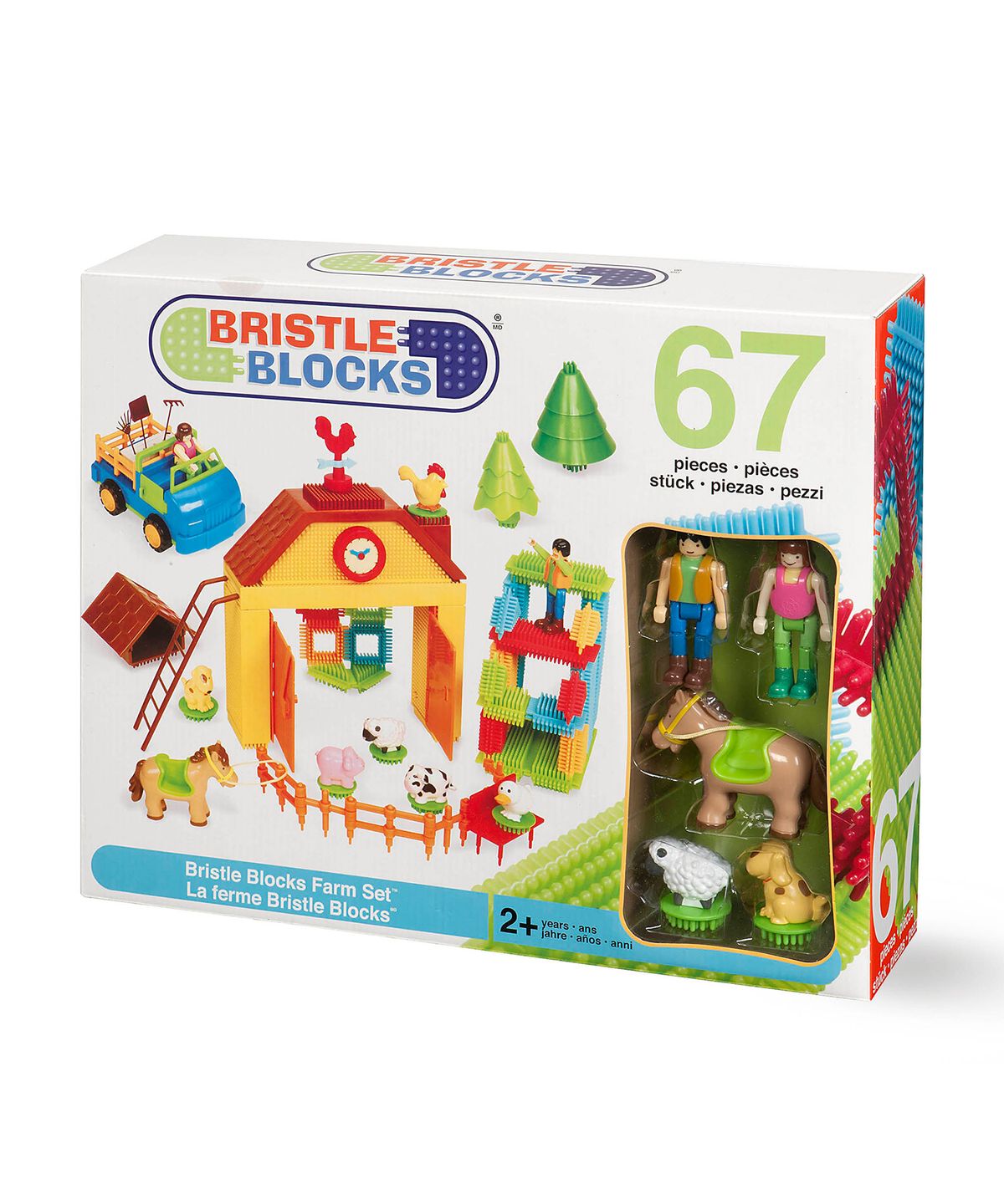 밧핫(BATTAT) 브리스틀블록 농장놀이세트67피스 FARM SET
