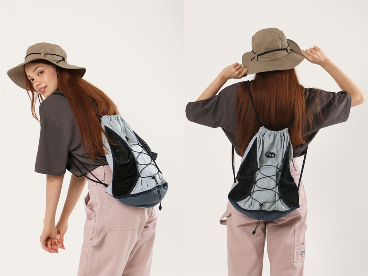 피스스포츠(PITHSPORTS) String Mesh Bag (navy)